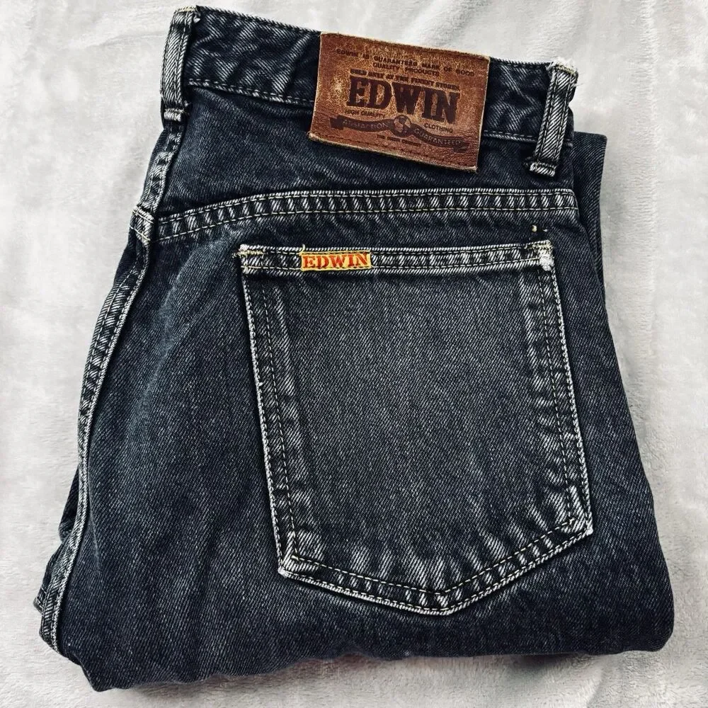 Edwin Tokyo Jeans London Slim Fit Tag W31 X L32 Actual W28 x L31 Made in Japan - Picture 16 of 16
